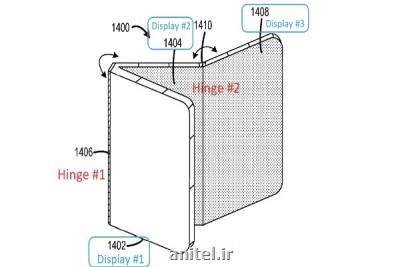 پتنت جدید مایکروسافت موبایلی با ۳ نمایشگر است
