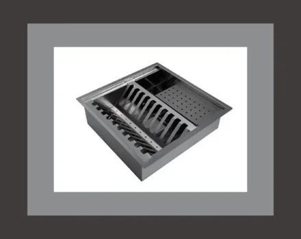 نقش آبچکان توکار در زیبایی طراحی آشپزخانه